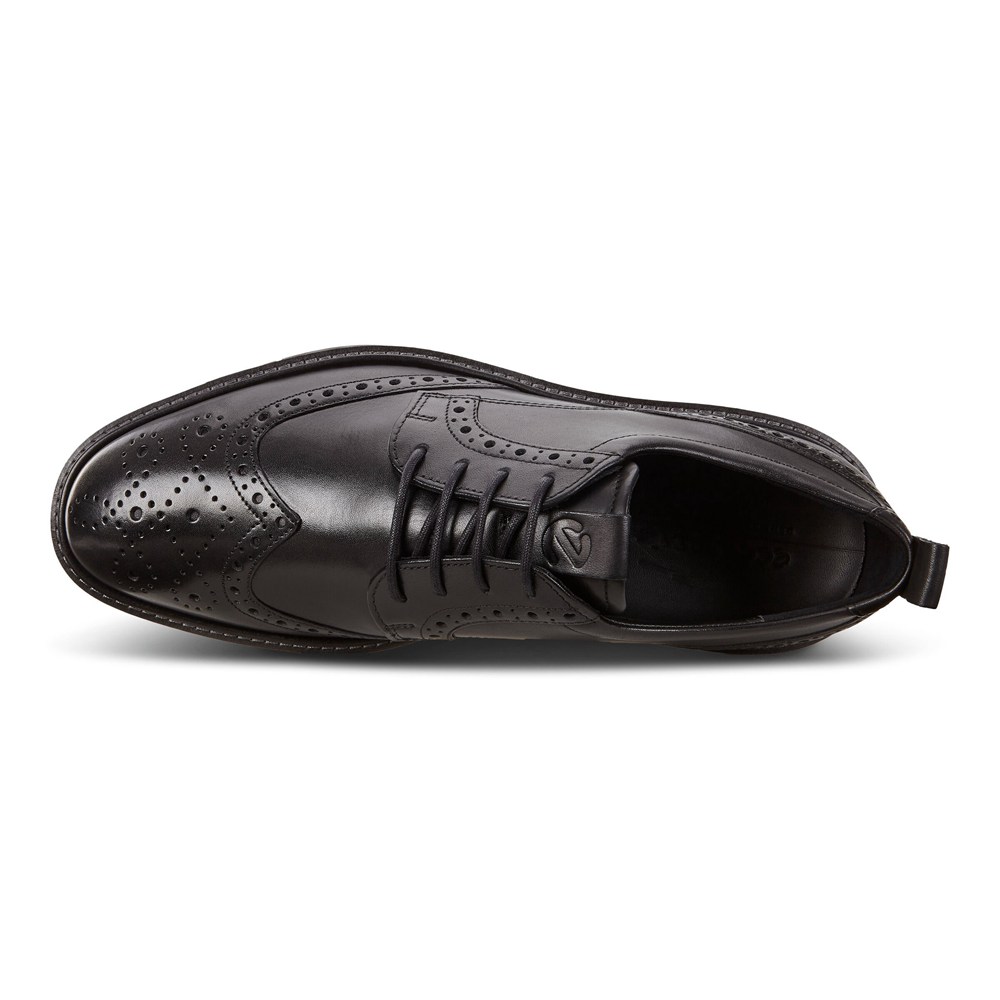 Zapatos De Vestir Hombre - ECCO St.1 Hybrid - Negros - LBY713482